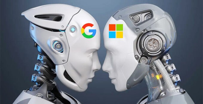 Microsoft artificial Intelligence (AI) & Google artificial Intelligence (AI)